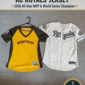 Eric Hosmer KC Royals Jersey Bundle | 2016 All-Star MVP & World Series